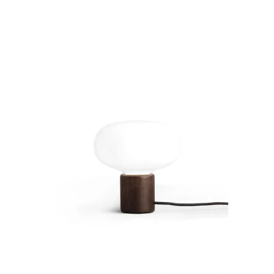 Image of New Works Karl Johan table lamp, oak/opal glass