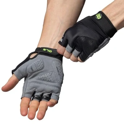 Image of Alé Cycling Unisex Comfort Summer Mitts, Black, M