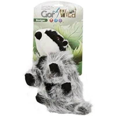 Image of Gor Pets Soft Dog Toy Plush Wild Badger