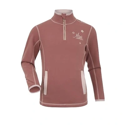Image of LeMieux Mini Mari Micro Fleece Navy or Orchid, Soft and Relaxed Fit Top, 5 6 Years