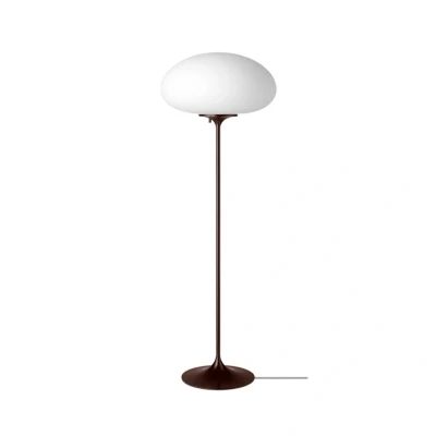 Image of GUBI Stemlite floor lamp, dark red, 110 cm