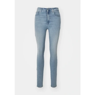 Image of Tommy Jeans Womens Sylvia Hgh Skn Ch0214 Co Dw0dw19268 Skinny, Denim Light, 25W / 30L UK