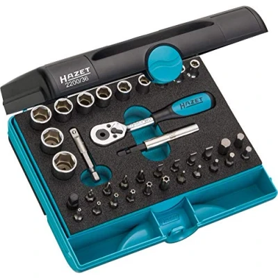 Image of HAZET 2200/36 Socket Set Multi Colour