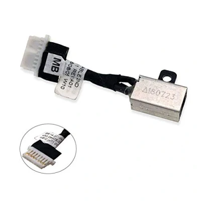Image of DC Power Jack Socket Plug Charging Port with Cable Replacement for Dell Inspiron 14 5481 5482 5485 5491 5591 WJXD9 0WJXD9 450.0F903.0011