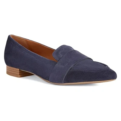 Image of Geox Women&#039;s D Charyssa Ballet Flat, Navy, 4 UK