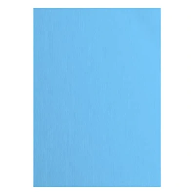 Image of Florence Cardstock Textured Coloured Card Making Supplies A4 Blue 10 Sheets Paper for Scrapbooking, Making, Die Cutting and Crafts 216 GSM River