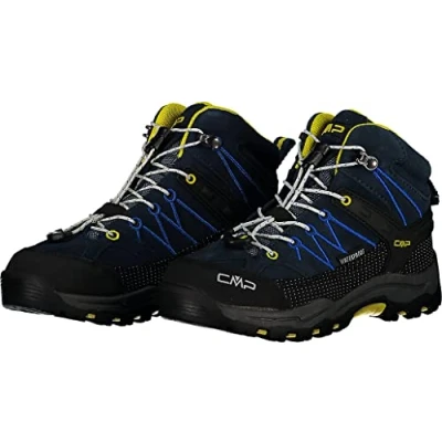 Image of CMP Kids Rigel MID Trekking Shoes WP, Cosmo Lemonade, 10 UK