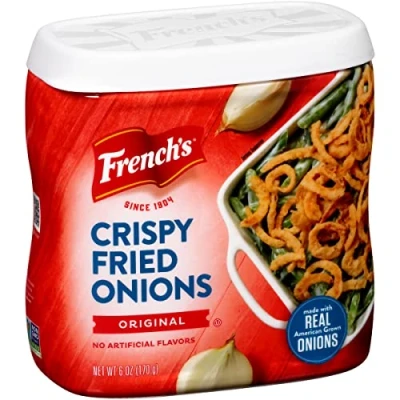 Image of FRENCH&#039;S French Original Fried Onions 1 x 170g TUB USA Import FRENCHS