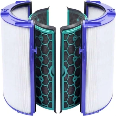 Image of KEEPOW Replacement Filter for Dyson HP04 TP04 DP04 Pure Cool Air Purifier, 360 Fan Glass HEPA Activated Carbon