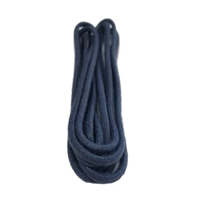 Image of Big Laces Round Slate 2mm wide 90cm long Waxed Shoelaces