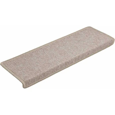 Image of vidaXL Stair Mats 30 pcs 65x21x4 cm Taupe