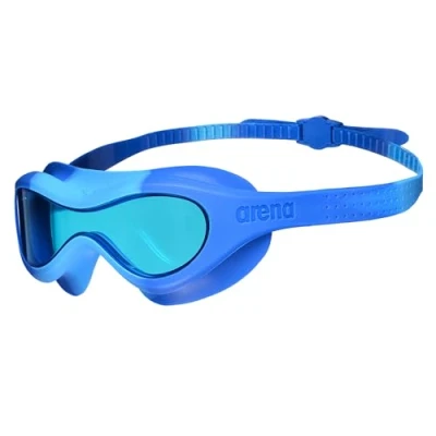 Image of arena Spider Kids Mask Anti fog Swimming Goggles, with Large Lenses, Medium Dark Lenses for Any Environment, UV Protection, Self Adjusting Nose Bridge, Close Fitting