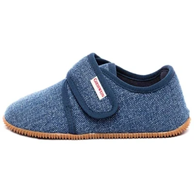 Image of Giesswein Unisex Kid&#039;s Senscheid Flat Slippers, Jeans, 4 UK