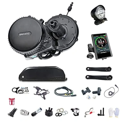 Image of Bafang Mid Drive Motor 750W 1000W BBS02B BBS03B BBSHD 48V Electric Bike Conversion Kit with Battery 13Ah 17.5Ah 20Ah SIZE:48V 850C 46T