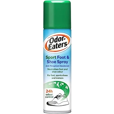 Image of Odor Eaters, 24 Hour Odour Destroying Antiperspirant Foot and Shoe Spray for Sport Shoes, 150 ml