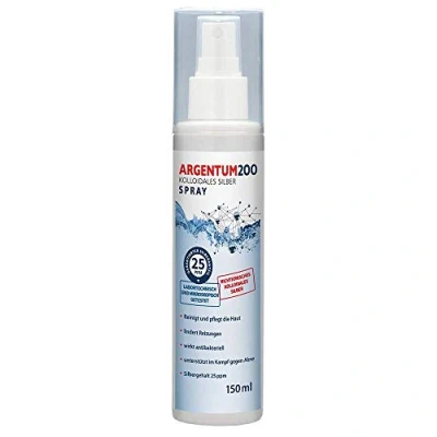 Image of Argentum 200 colloidal silver 25 ppm spray 150 ml