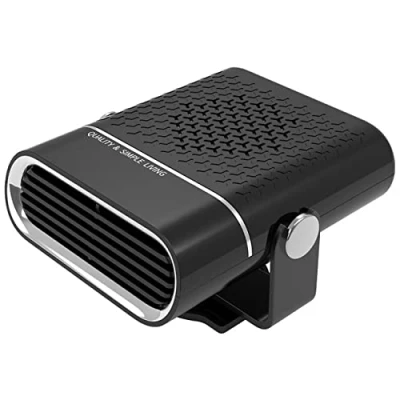 Image of Dr.CarHome Car Heater, 12V/24V 1000W Portable Heater Fan Anti Fog Plug in Cigarette Lighter Defroster, 2 1 Heating Cooling Dryer Windshield Defogging Demister Defroster,Black
