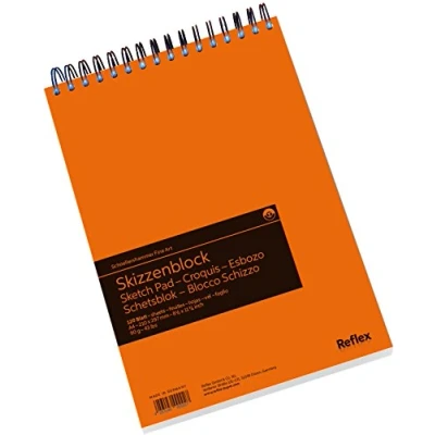 Image of Schoellershammer Sketch Pad A4, 120 Sheets, Spiral Bound, 90gsm White Paper, VF5003610