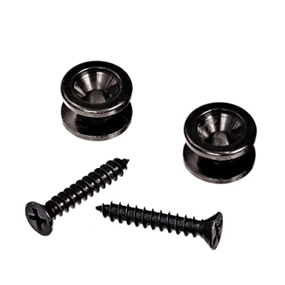Image of Planet Waves PWEP102 Solid Brass End Pins Black (Pair), 2.2 in*0.7 in*5.0 in
