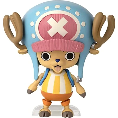 Image of Anime Heroes One Piece Figures Tony Chopper Action Figure 17cm Articulated With Swappable Arms Faces And Backpack Bandai Pirate Toys Range