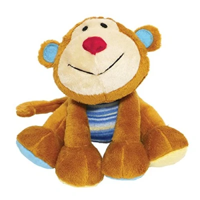 Image of Rosewood Marvin Monkey Dog Toy, brown/tan/blue for All Breed Sizes