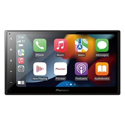 Image of Pioneer SPH DA360DAB F 2 DIN Media Receiver, Capacitive 17.3 cm/6.8 inch Touch Panel, with Wi Fi, Apple CarPlay, Android Auto and DAB+, Includes Screen Protector