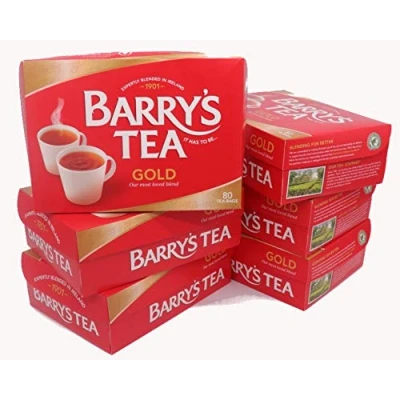 Image of Barry&#039;s Tea Gold Blend 80 Teabags (6 Pack), Fresh from in Ireland