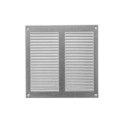 Image of 8&quot; x Inch / 200 mm Galvanized Air Vent Cover Steel Return Grilles for Ceiling and Sidewall HVAC with Insect Protection Screen (7.87&#039;&#039;x7.87&#039;&#039; Inch, Galvanized)