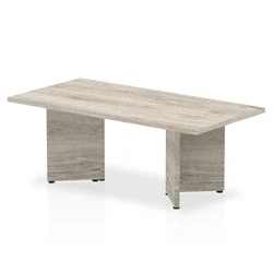 Image of Impulse 1200mm Coffee Table Grey Top Arrowhead Leg