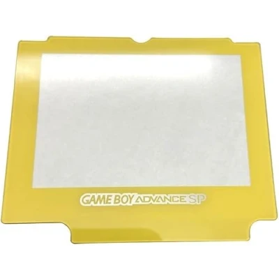 Image of Replacement Glass Screen Lens Cover Protector Mirror for Gameboy Advance SP GBA Yellow