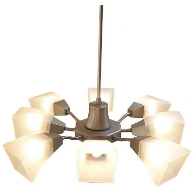 Image of Chievo Pendant 8 Light G9 Satin Chrome