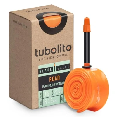 Image of Tubolito Tubo Road 700x18 32mm 42mm Presta Black Valve