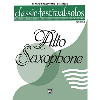 Image of Classic Festival Solos, Alt Sax Vol. 2: Solo Book