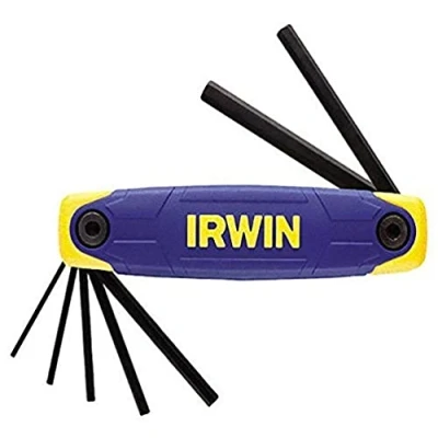 Image of Irwin T10765 Folding Hex Key Set, 2.0mm 8.0mm, 7 Pieces