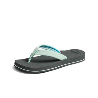 Image of Reef Women&#039;s Cushion Breeze Sandal, Grey/Mint, 3 UK