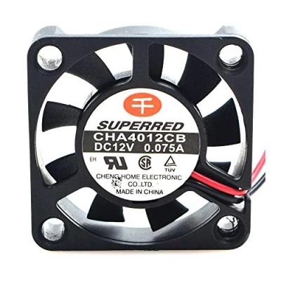 Image of cooling fan CHA4012CB,Server Cooler CHA4012CB 12V 0.075A, Ultra quiet for 40x40x10mm 2wire