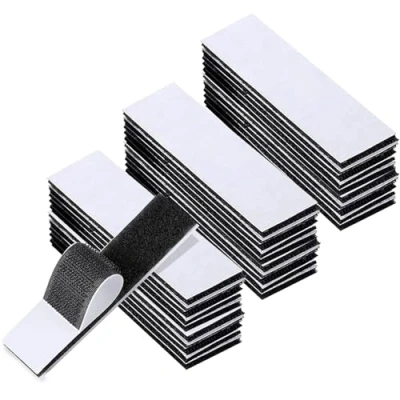 Image of 40 Pack Hook and Loop Strips, Heavy Duty 0.79x3.9 Inch Double Sided Tape, Self Adhesive Reusable Velcro Mounting Tape for Walls, Doors, Tables, Strong Sticky Strips ﻿