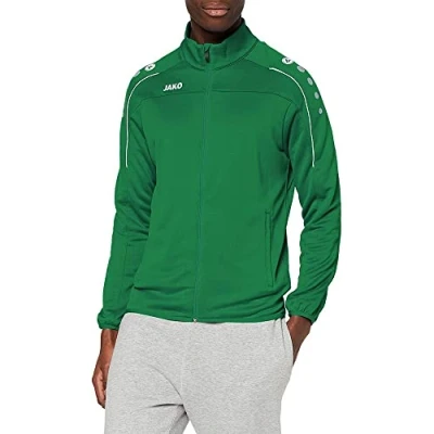 Image of Jako Men&#039;s Classico Tracksuit Top with Full Length Zip, Men, Trainingsjacke Classico, sportgrün, XX Large