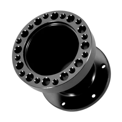 Image of Replacement for Steering Wheel Extension 3inch Car Hub Spacer Universal Aluminium Adapter Kit (Black)