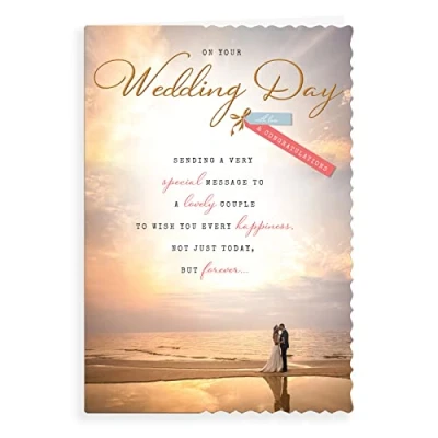 Image of Avant Garde Studios Wedding Card 9 x 6 inches