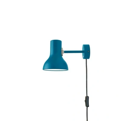 Image of Anglepoise Type 75 Mini Wall Lamp w/cable Margaret Howell Edition Saxon Blue