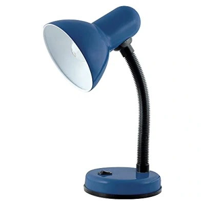 Image of HOMELIFE 35w &#039;Classic&#039; Flexi Desk Lamp with Versatile Flexible Neck Integral On/Off Switch Approx. 34cm Height L958NB Midnight Blue