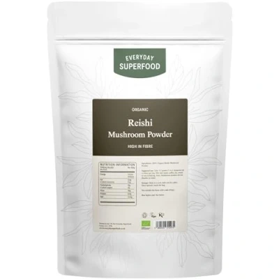 Image of Everyday Superfood Organic Reishi Mushroom Powder 100g, Ideal for Coffee and Tea Blends