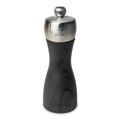 Image of Peugeot 39486 Fidji Pepper Mill, Wood, Graphite &amp; Steel, 15 cm