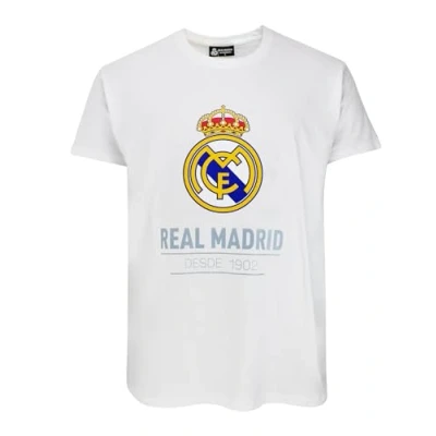 Image of Real Madrid Camiseta Estampada Del Nº 89 Blanca Producto Con Licencia Undershirt, White, S