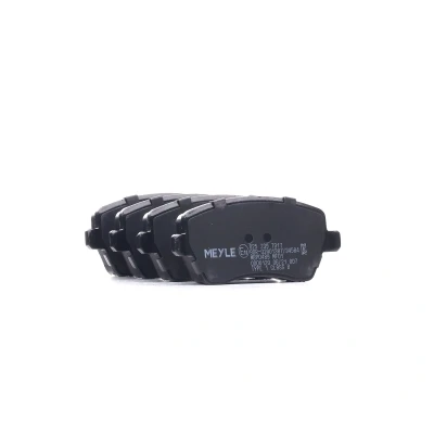 Image of 410604076R Brake pad set MEYLE 025 239 7317 ORIGINAL Quality Front Axle excl. wear warning contact with anti squeak plate RENAULT: Clio 3, 4