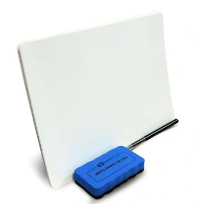 Image of Plain Drywipe White Board A4 (Pack of 10) 750 Micron Thickness