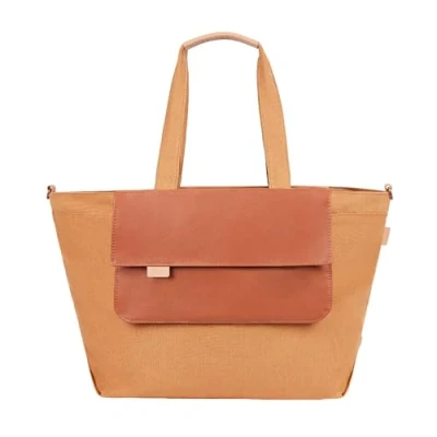 Image of Babymoov Tote Changing Bag, Timeless Style Baby 35L Nappy Multipurpose, Plenty of Storage, Mat, Stroller Clips &amp; Shoulder Strap Included, 2 in 1, 3L Detachable Pouch, Fancy