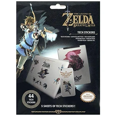 Image of Pyramid International The Legend of Zelda: Breath Wild (Power) Tech Stickers, Multi colour, 18 x 24cm