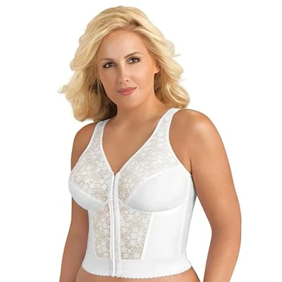 Image of Exquisite Form Women&#039;s Original Longline Posture Bra #5107565, White, 48DD
